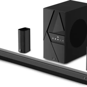 boAt Aavante Bar 3500 with Bass & Treble Controls, EQ Modes & Master Remote Control 500 W Bluetooth Soundbar  (Premium Black, 5.1 Channel)